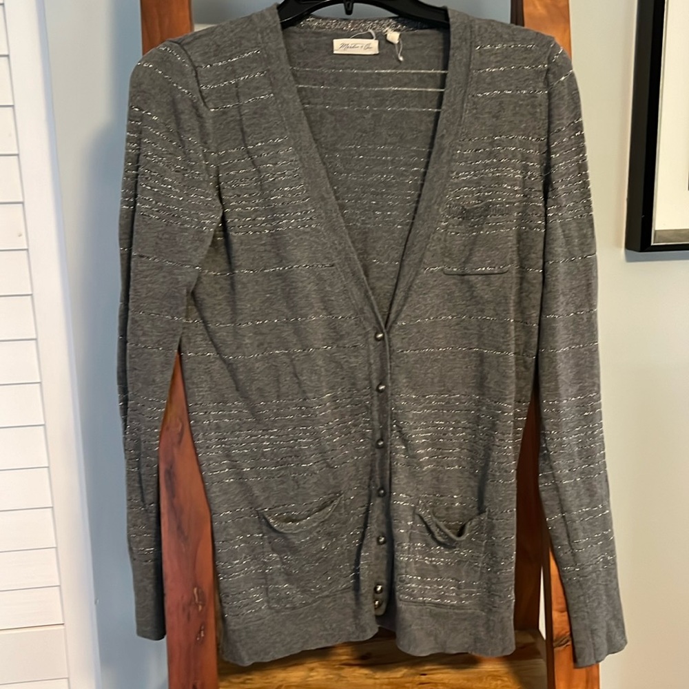 Martin and OSA Cardigan Boyfriend Sweater